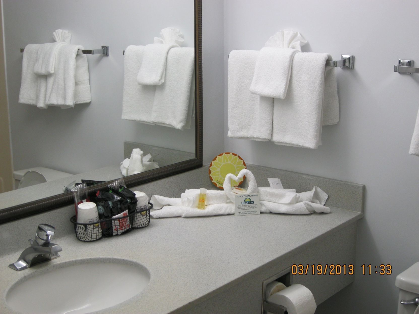 Bathroom | Combined shower/tub, free toiletries, hair dryer, towels