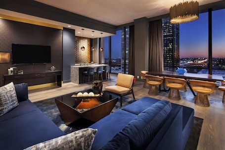 55-inch flat-screen TV with cable channels, Smart TV, pay movies. The Westin Oaks Houston at the Galleria
