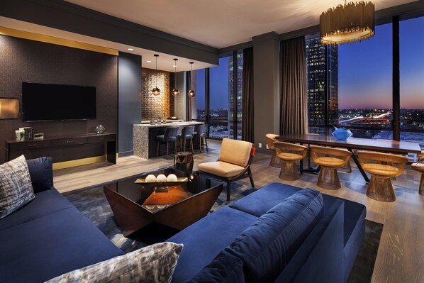 Televisión de pantalla plana de 55 pulgadas con canales por cable