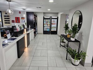 Quiosque de check-in/check-out