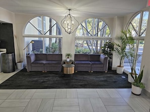 Lobby sitting area