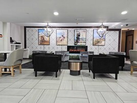 Sala de estar en el lobby