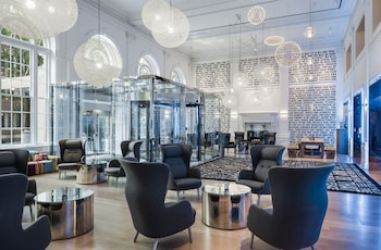 Hotel entrance and lobby at Warwick Hotel Rittenhouse Square Philadelphia
