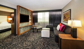 Premium bedding, pillowtop beds, in-room safe, desk