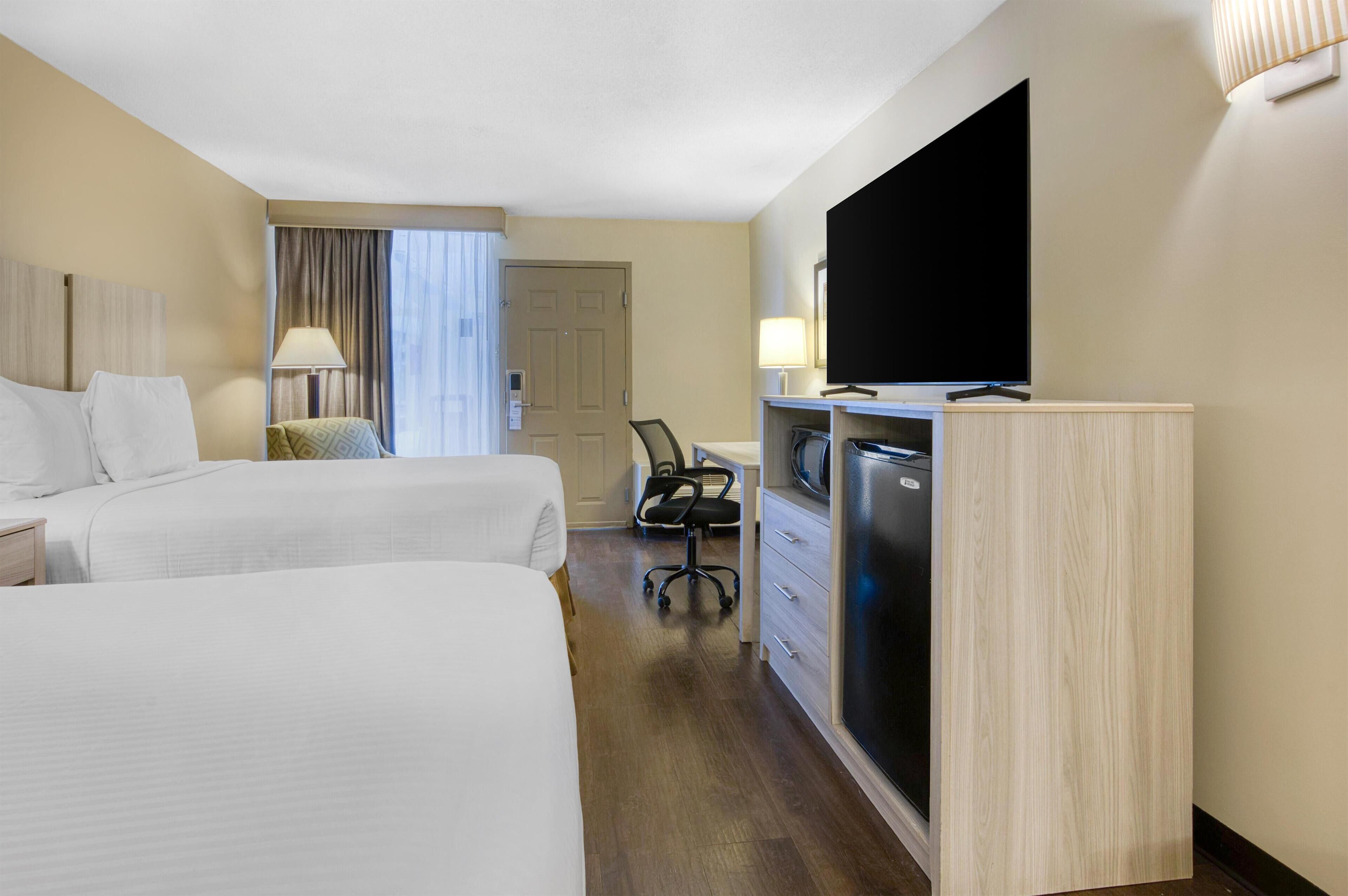 Chambre Standard, 2 lits doubles, accessible aux personnes à mobilité réduite, non-fumeur