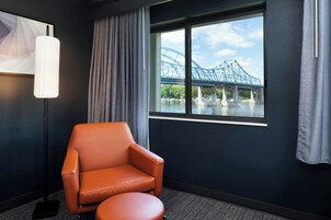 Room, 2 Queen Beds, River View | Hypo-allergenic bedding, in-room safe, desk, laptop workspace