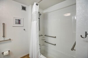Free toiletries, hair dryer, towels