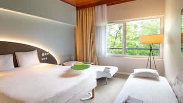 Standard Suite, Multiple Beds | Premium bedding, blackout drapes, soundproofing, iron/ironing board