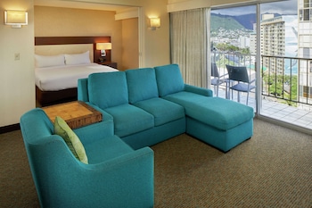 LCD TV, pay movies at DoubleTree by Hilton Hotel Alana - Waikiki Beach