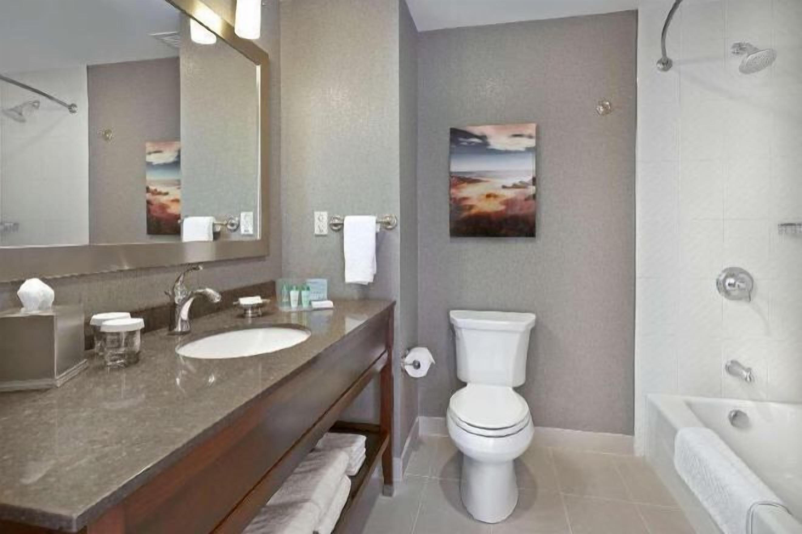 Bathroom | Eco-friendly toiletries, hair dryer, towels, soap