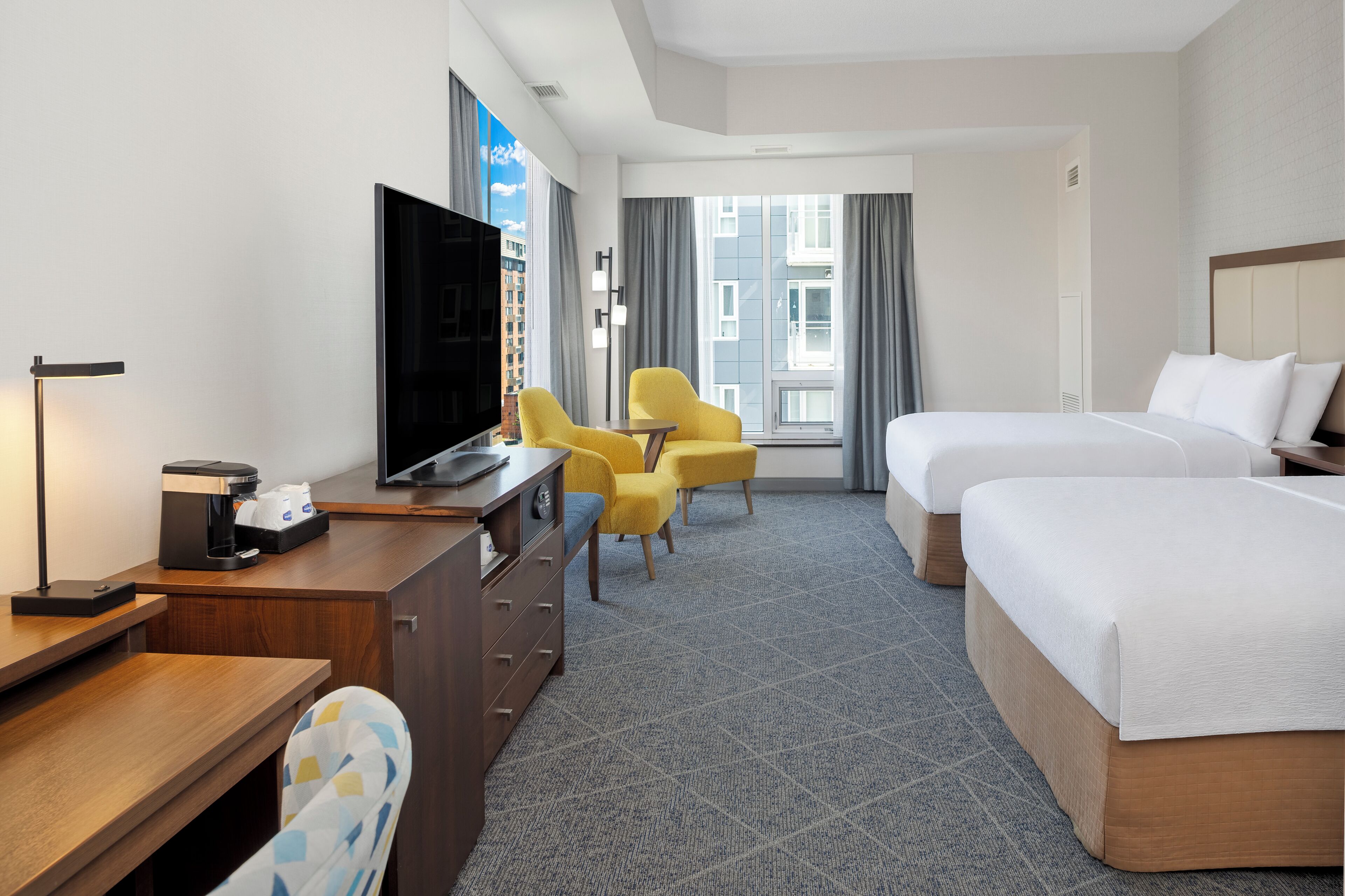 Room, 2 Queen Beds, Accessible, Non Smoking | Minibar, in-room safe, blackout drapes, soundproofing