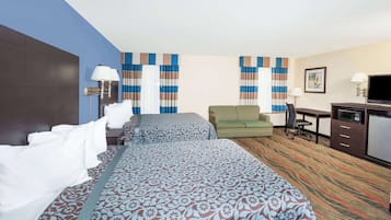 Studio Suite, 2 Queen Beds, Non Smoking | Desk, iron/ironing board, free cribs/infant beds, free WiFi