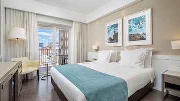 Minibar, in-room safe, desk, blackout curtains