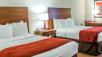 Phòng Tiêu chuẩn, 2 giường đôi, không hút thuốc | Bàn, màn/rèm cản sáng, bàn ủi/dụng cụ ủi quần áo