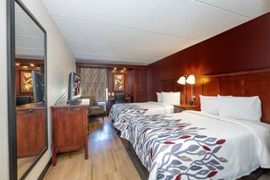 Desk, blackout drapes, iron/ironing board, free WiFi