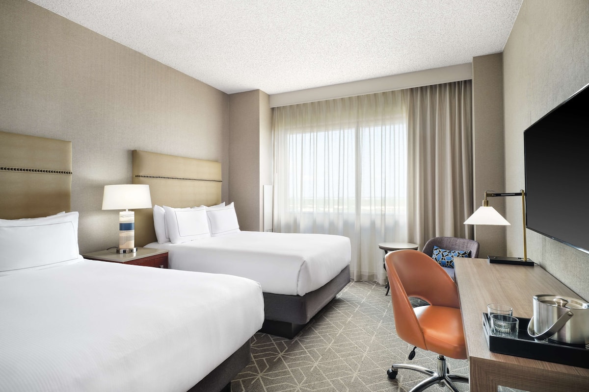 room, 2 queen beds | 1 bedroom, premium bedding, pillow-top beds, in-room safe