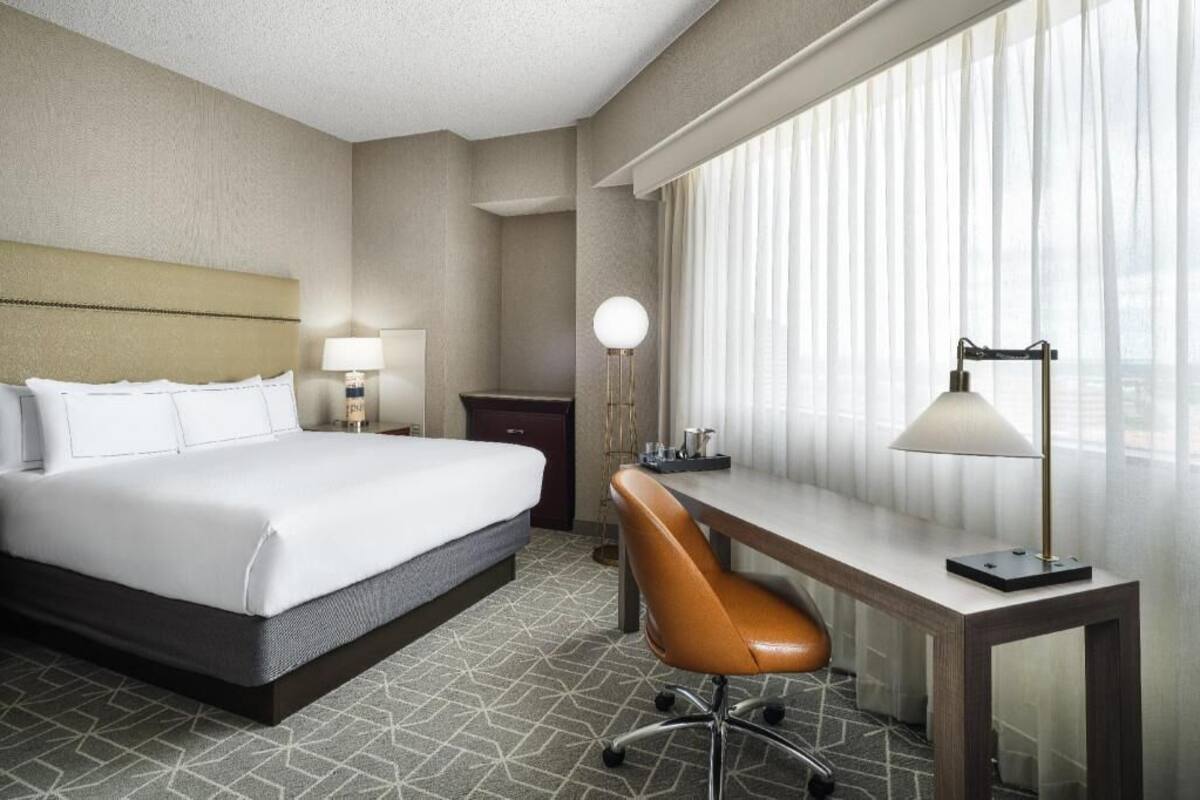 Premium bedding, pillowtop beds, in-room safe, desk