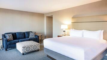 Studio Suite, 1 King Bed | Living area | LED TV, pay movies