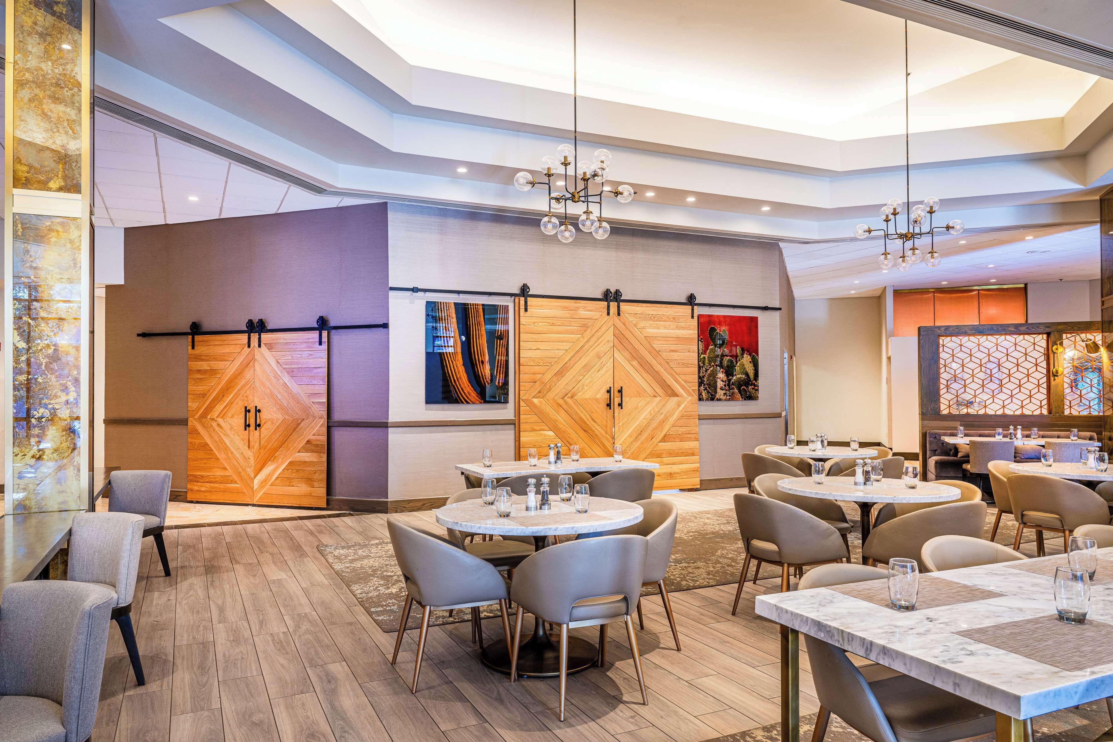 breakfast, lunch and dinner served