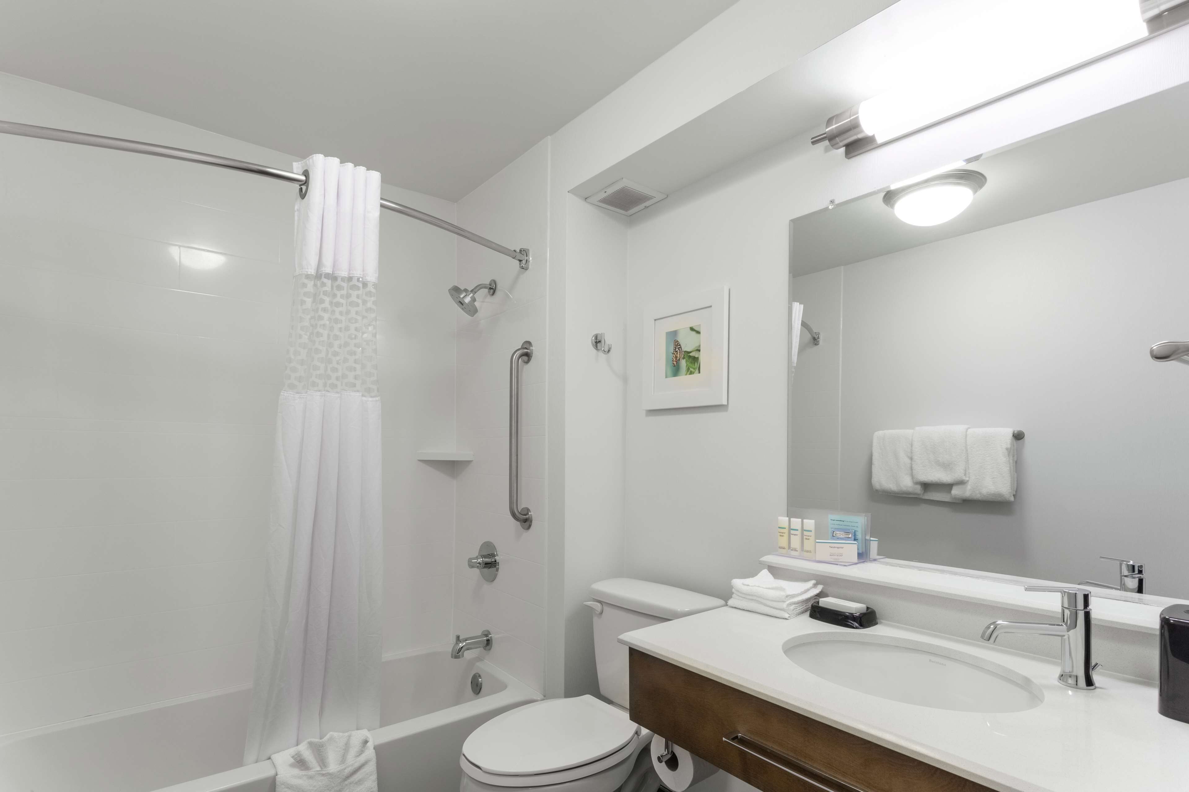 standard room, 2 double beds | bathroom | free toiletries, hair dryer, towels, soap