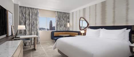 1 bedroom, premium bedding, down comforters, pillowtop beds