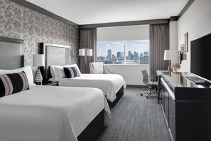Premium bedding, down duvets, pillow-top beds, in-room safe