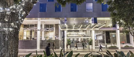 Front of property - evening/night