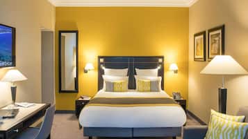 Premium bedding, in-room safe, desk, soundproofing