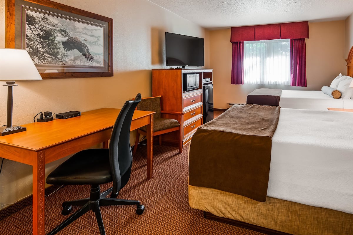 Pillow-top beds, in-room safe, desk, iron/ironing board