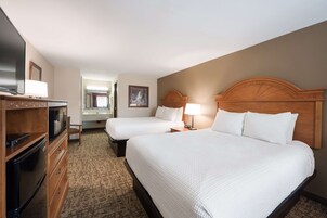 Pillow-top beds, in-room safe, desk, iron/ironing board