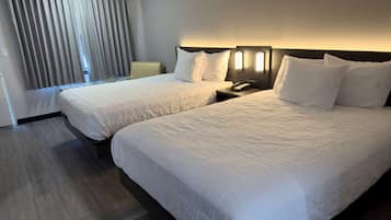 Room, 2 Queen Beds, Accessible, Bathtub | Premium bedding, pillowtop beds, desk, laptop workspace