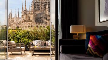 Biancheria da letto di alta qualità, minibar, una cassaforte in camera