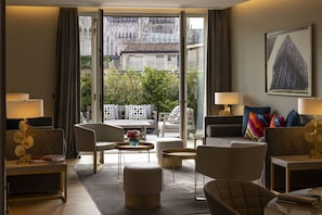 Duomo Terrace Penthouse One Bedroom | 2 bedrooms, premium bedding, minibar, in-room safe