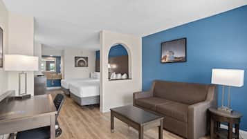 Suite, Multiple Beds, Non Smoking | In-room safe, desk, blackout drapes, iron/ironing board
