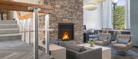 Sala de estar en el lobby