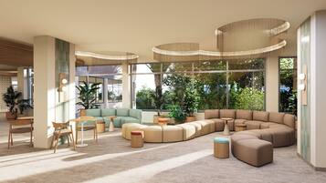 Una televisión de pantalla plana