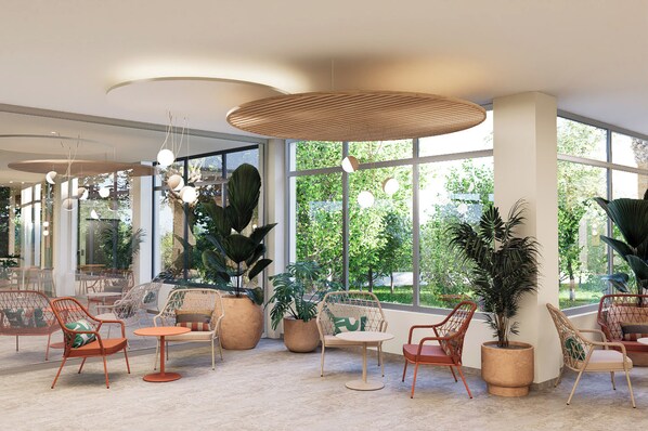 Se sirven desayunos, comidas y cocina local con vista a la alberca