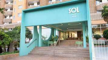 Majoituspaikan julkisivu