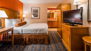 In-room safe, desk, blackout curtains, iron/ironing board