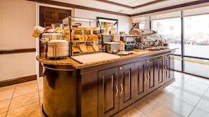 Petit déjeuner à emporter compris tous les jours