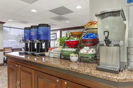 Free daily on-the-go breakfast