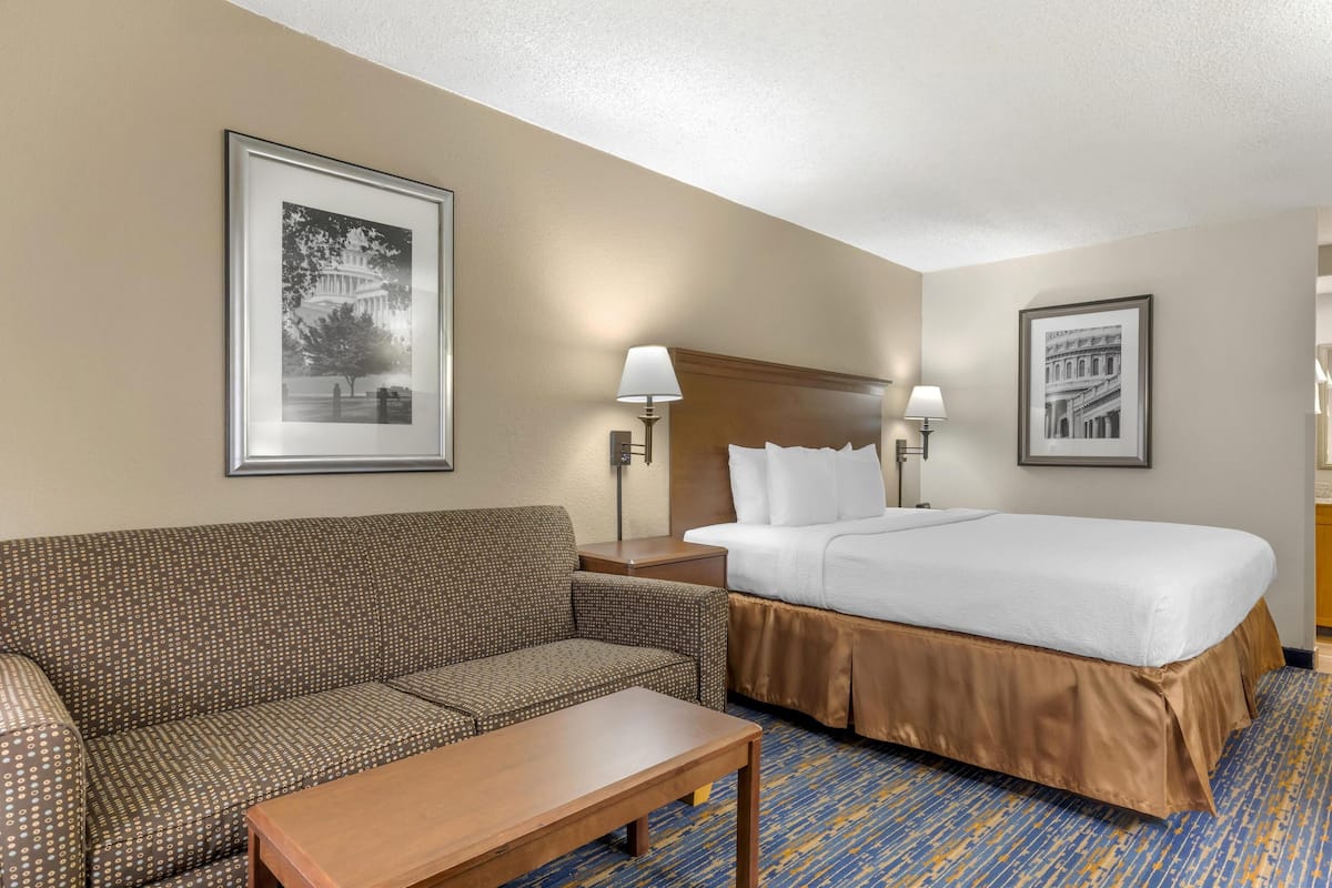 In-room safe, desk, blackout drapes, iron/ironing board