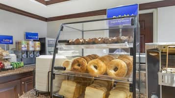 Free daily on-the-go breakfast