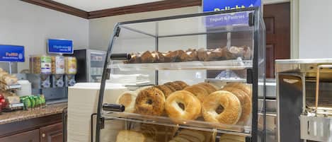 Free daily on-the-go breakfast