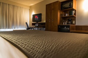 Premium bedding, blackout drapes, iron/ironing board, free WiFi