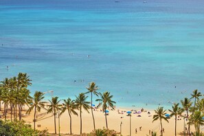 Vue sur la plage/l’océan