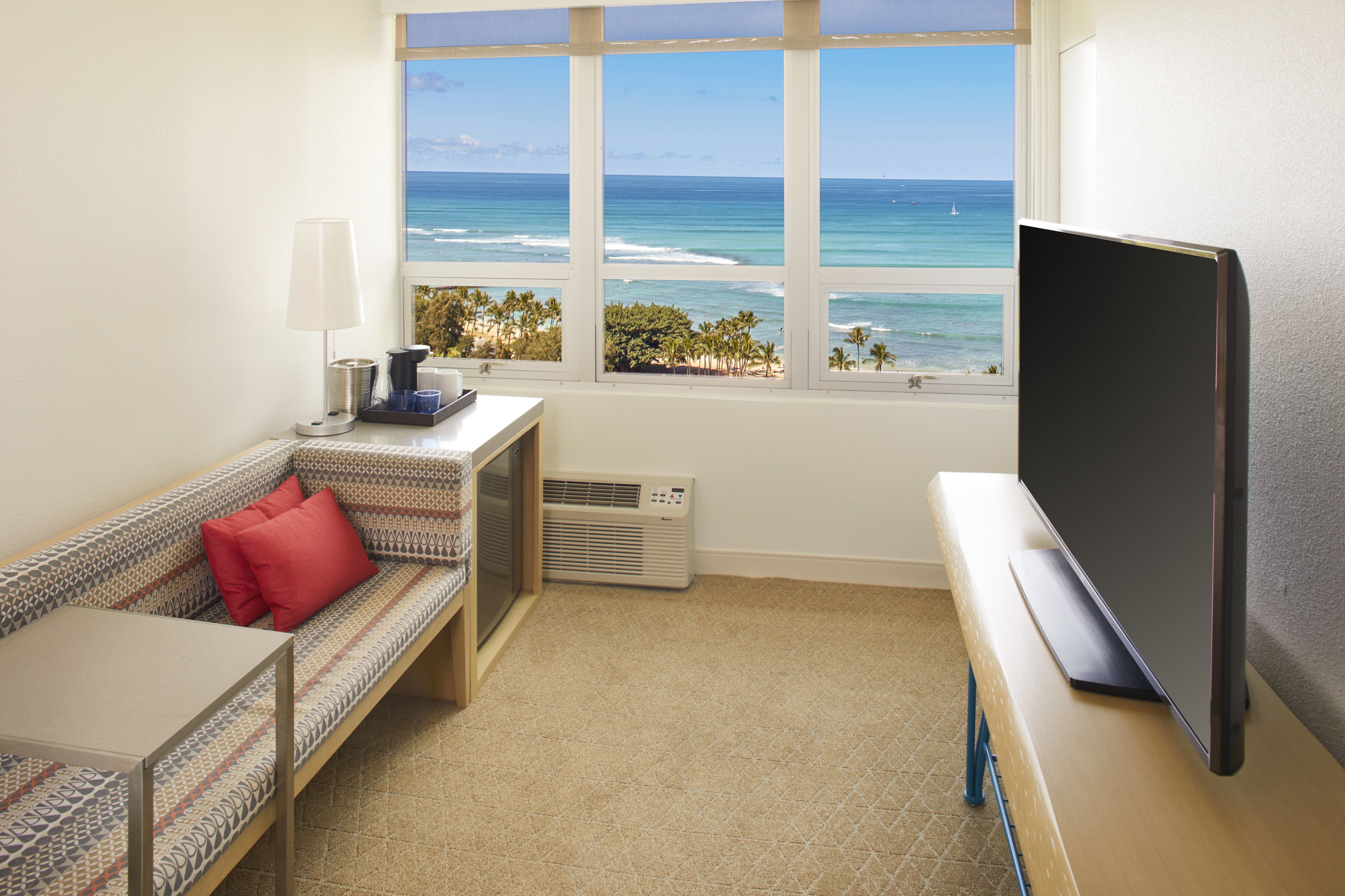 studio, ocean view | hypo-allergenic bedding, in-room safe, blackout curtains