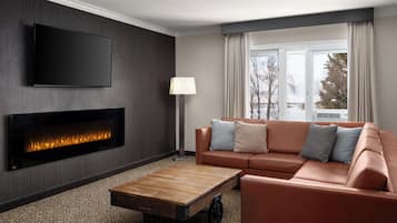 Flat-screen TV, Netflix, pay films