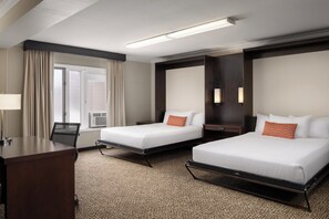 Hypo-allergenic bedding, in-room safe, desk, laptop workspace