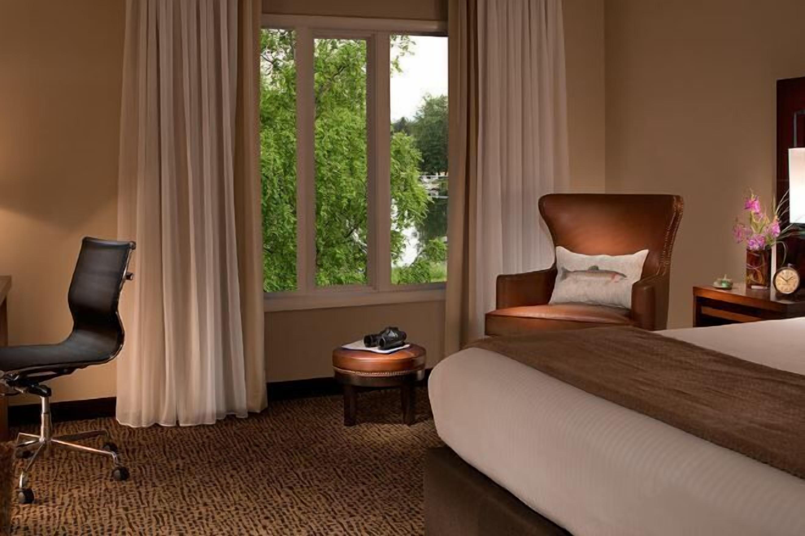 Allergitestet sengetøy, safe på rommet og skrivebord